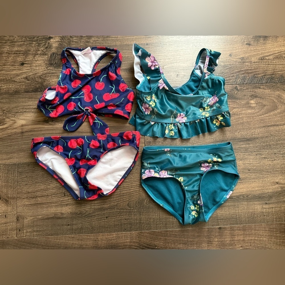 Kid's Two Piece Bathing Suit Bundle,Justice Kanu Size XS,Reseller Wholesale Lot